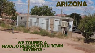 ARIZONA We Toured A Navajo Indian Reservation Town  KAYENTA [upl. by Trebmer]