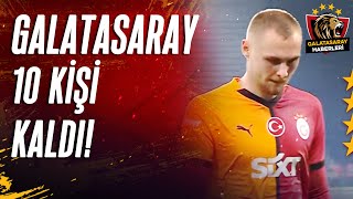 Galatasarayda Victor Nelsson 87 Dakikada Kırmızı Kart Gördü  Galatasaray  Beşiktaş  Süper Kupa [upl. by Nedak]