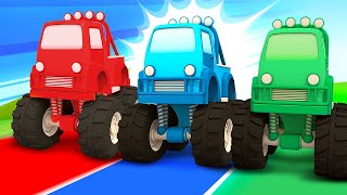 Helper Cars amp Big Wheels Cars for kids amp Street vehicles Car cartoons for kids amp new episodes [upl. by Enaffit993]