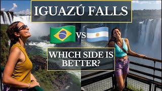 Iguazu Falls Argentina and Brazil Which side is better [upl. by Ifen]