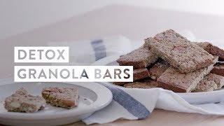 Detox Granola Bars Recipe  goop [upl. by Anesusa]