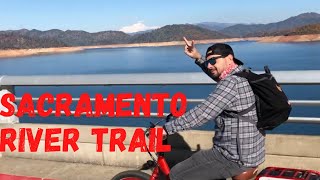 Biking from the Sundial Bridge to Shasta Dam on the Sacramento River Trail [upl. by Leeke544]