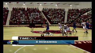 ESPN College Hoops 2K4 Boston College Eagles vs Kansas Jayhawks [upl. by Terpstra516]