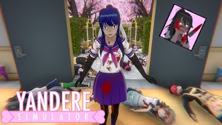 Killing Everyone in Yandere Mode in Amais Week  Yandere Simulator Demo [upl. by Hilliary359]