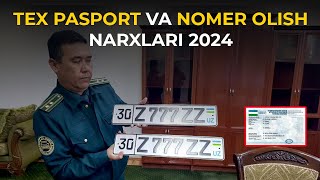 TEX PASPORT NOMER OLISH NARXLARI 2024 [upl. by Aiuqal202]