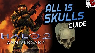 All SKULL Locations  Halo 2 Anniversary Masterchief collection  Achievement Guide [upl. by Flodur126]