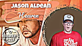 JASON ALDEAN quotHEAVENquot REACTION VIDEO  SINGER REACTS [upl. by Emirak]