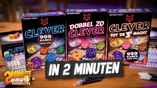 Clever Dobbel zo Clever en Clever tot de 3de macht  Welke te kiezen [upl. by Nylaehs]