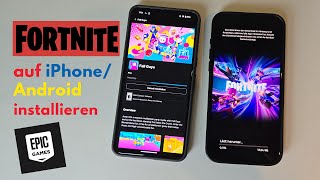 Fortnite auf dem iPhoneAndroid installieren 2024 [upl. by Birchard312]