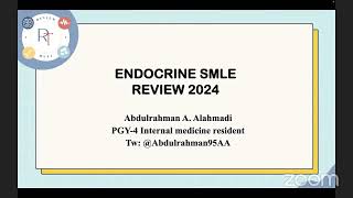 SMLE review course 2024  Endocrine amp ID  DrAbdulrahman Alahmadi [upl. by Surdna]