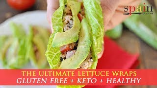 Lettuce Wraps with Spanish Tuna and Avocado  Gluten Free  Keto [upl. by Idnem]