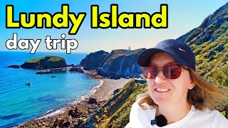 33 A Day Trip To LUNDY ISLAND  visiting campsite on the island [upl. by Gavrah211]