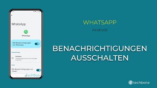 Alle Benachrichtigungen ausschalten  WhatsApp Android [upl. by Bonnice]