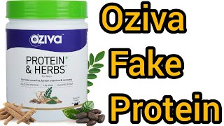 Oziva Fake Protein Powder Delivered By Amazon [upl. by Schargel]