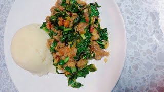 Ugali Sukumawiki na Mbuzi shorts [upl. by Lyons]