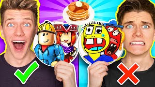 FUNNIEST Pancake Art Challenges How To Make Disney Avengers amp Minecraft vs Roblox Rainbow Friends [upl. by Cranston]