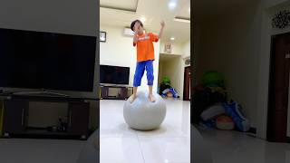 UNLOCK THE FUN HowTo Guide for Effective Bouncing with Stability Balls shortsfeed acrobatics [upl. by Ahsenroc]