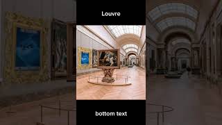 louvre shorts memes [upl. by Esialb]