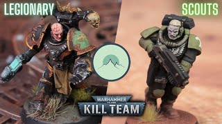 SCOUT SQUAD vs LEGIONARY Kill Team Battle Report [upl. by Francisca]