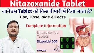 Nitazoxanide tablets  Nitazoxanide tablets 500  Nitazoxanide 200 mg  Nizonide 500 mg tablets [upl. by Mossberg141]