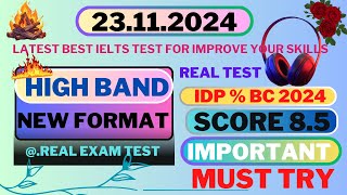 Achieve Band 9IELTS Listening Practice Test for 2024 with Answers Actual IDP amp BC Test 23112024 [upl. by Llemej285]