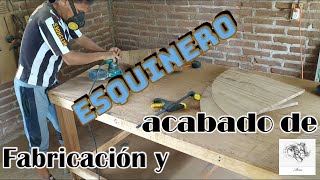 Construcción y acabado de esquinero quotCorner construction and finishingquot 🤔  Aries WoodWorking 🔨♈ [upl. by Nawram]