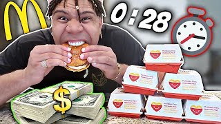 Eat The BIG MAC in 40 Seconds  WIN 10000 [upl. by Helfand269]