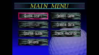 Main Menu  Pebble Beach Golf Links 3DO [upl. by Annavoeg]