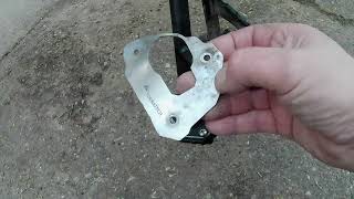 BMW F850GS Touratech Side Stand Foot Enlarger [upl. by Mcgill854]