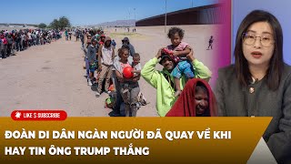 Thời Sự Thế Giới P4 11082024 Đoàn di dân ngàn người đã quay về khi hay tin ông Trump thắng [upl. by Kooima]