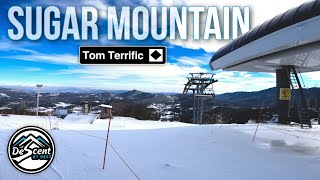 Tom Terrific  Sugar Mountain Ski Resort  PLUS Booneshine Electric Hellbender IPA Review [upl. by Rhody329]