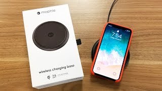 Mophie iPhone Wireless Charger Base Unboxing and Review in 4K [upl. by Gregorio]