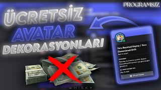 TÜM AVATAR DEKORASYONLARINI ÜCRETSİZ KULLAN  DISCORD [upl. by Ahtennek]