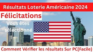 DVLOTTERY 2024 Comment Vérifier Les Résultats De La DV Lottery 2024 Sur PC100 Facile [upl. by Issac967]