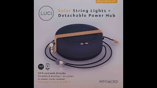 LUCI STRING LIGHTS SOLAR [upl. by Fachanan]