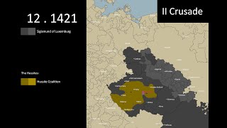 Hussite Wars 14191434 Every Month [upl. by Magnien454]