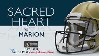 Sacred Heart Football vs Marion 110124 [upl. by Rolo]