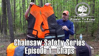 Chainsaw Safety Series  Episode 1  Chaps [upl. by Refinneg]