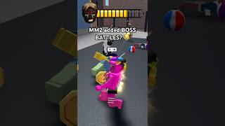 MM2 ADDED BOSS BATTLES 😭 roblox mm2funny mm2 [upl. by Sewellyn]