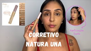 RESENHA DO CORRETIVO NATURA UNA  teste de resistência ✨ [upl. by Sanfourd]