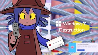 Windows 11 Destruction Vinesauce Parody [upl. by Erlond]