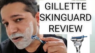 Gillette SKINGUARD REVIEW for Sensitive Skin How to shave for Sensitive Skin [upl. by Muryh]