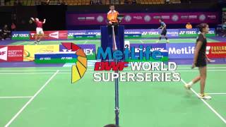 YONEXSUNRISE HONG KONG OPEN 2014  QF  Match 5 [upl. by Nwahsat]