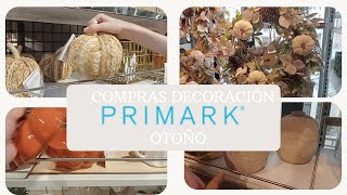 🍂COMPRAS DECORACIÓN OTOÑO EN PRIMARK ✨ Primark Gran Vía [upl. by Ahseikan]