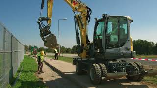 Wacker Neuson Mobilbagger EW65 Features 12 [upl. by Tizes]