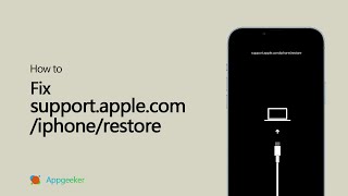 How to Fix supportapplecomiphonerestore No Data Loss  If You See Restore Screen on iPhone [upl. by Hareema]