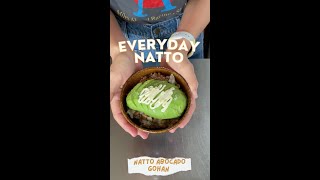 Everyday Natto Natto Avocado Gohan [upl. by Araht630]