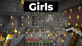 boys vs girls playing minecraft [upl. by Neeliak430]