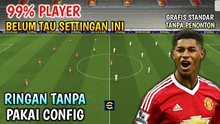 SETTINGAN RAHASIA 😱 JADI LANCAR MAIN eFootball 2025 Mobile [upl. by Redmer208]