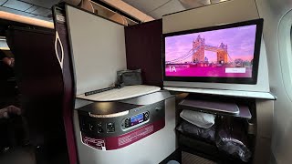 Travel QATAR AIRWAYS B777300ER Business Class QSuites【4K Trip Report DOH LHR】 [upl. by Nadirehs]